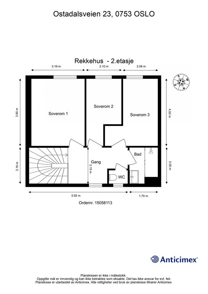 Plantegning 2. etasje
