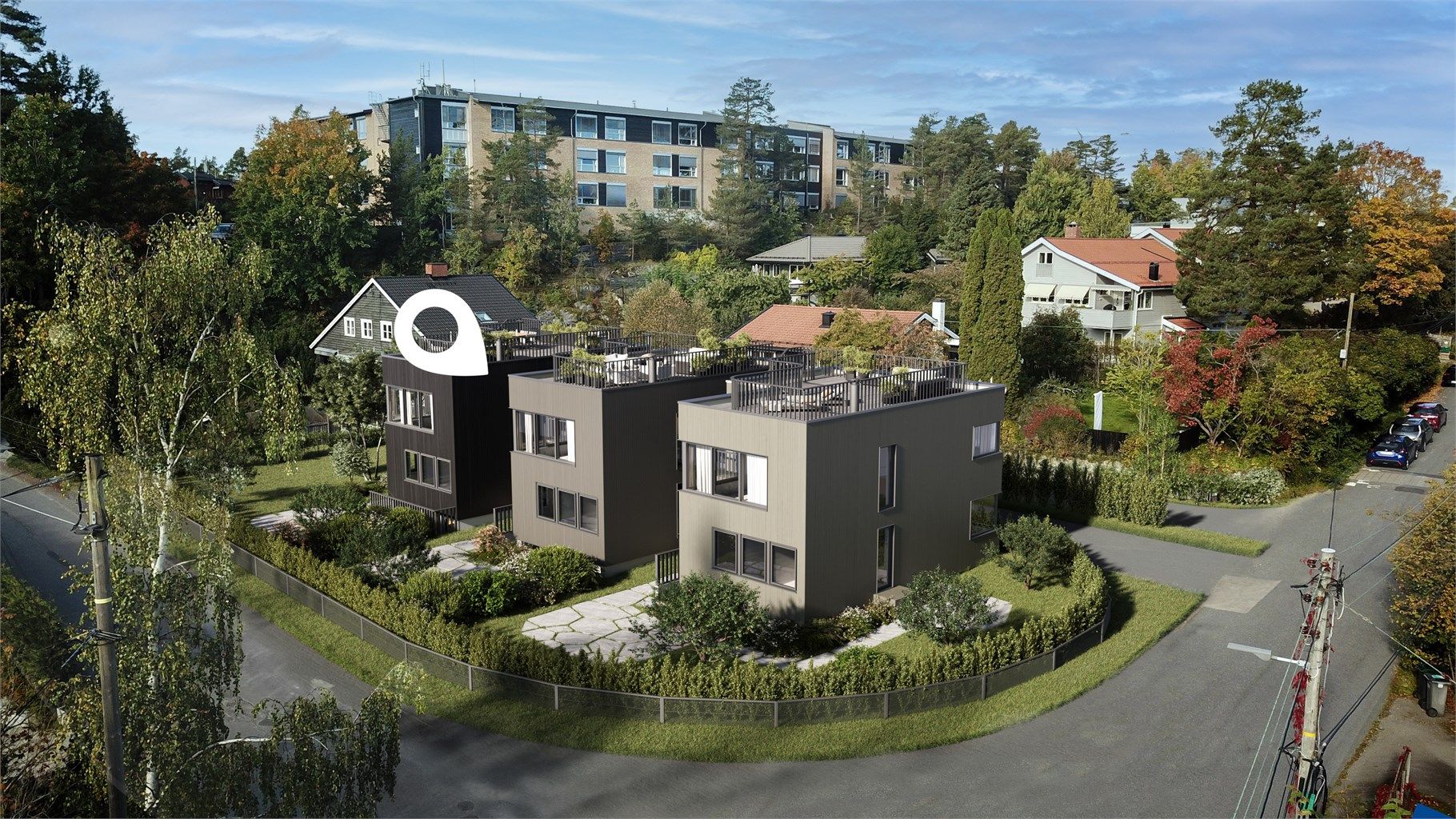 3 D illustrasjon av prosjektet.