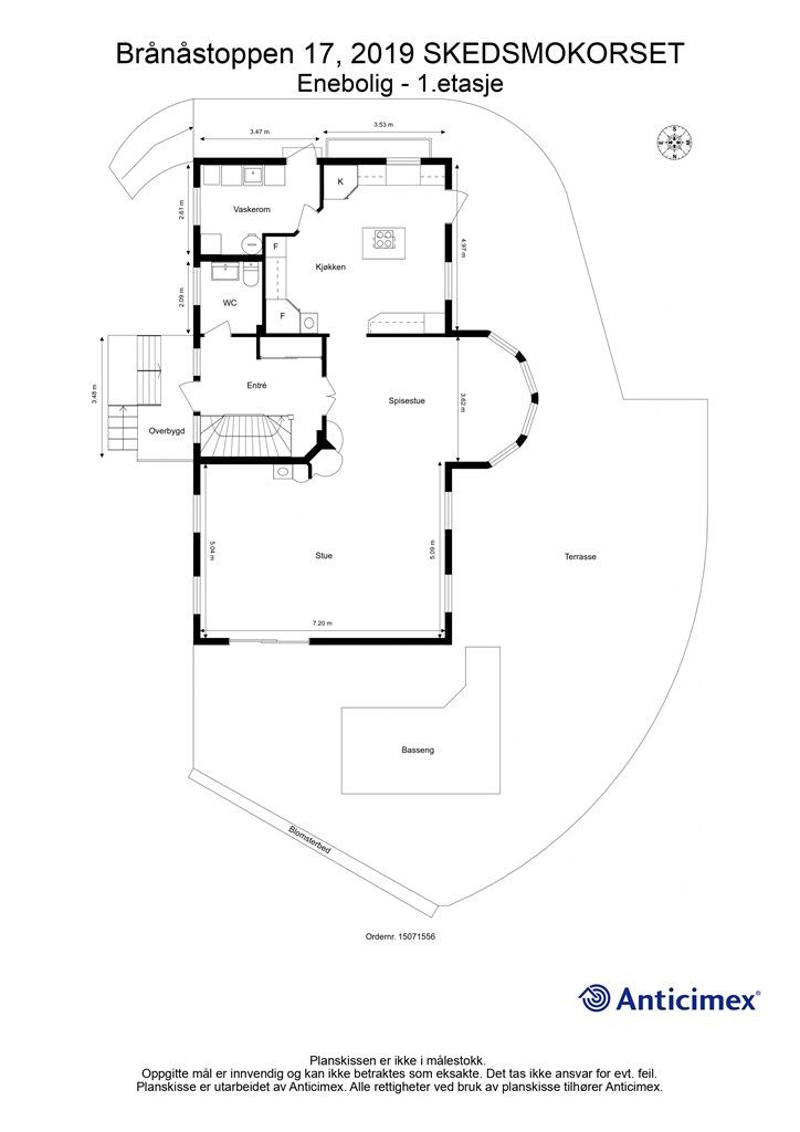 Plantegning - 1.etasje