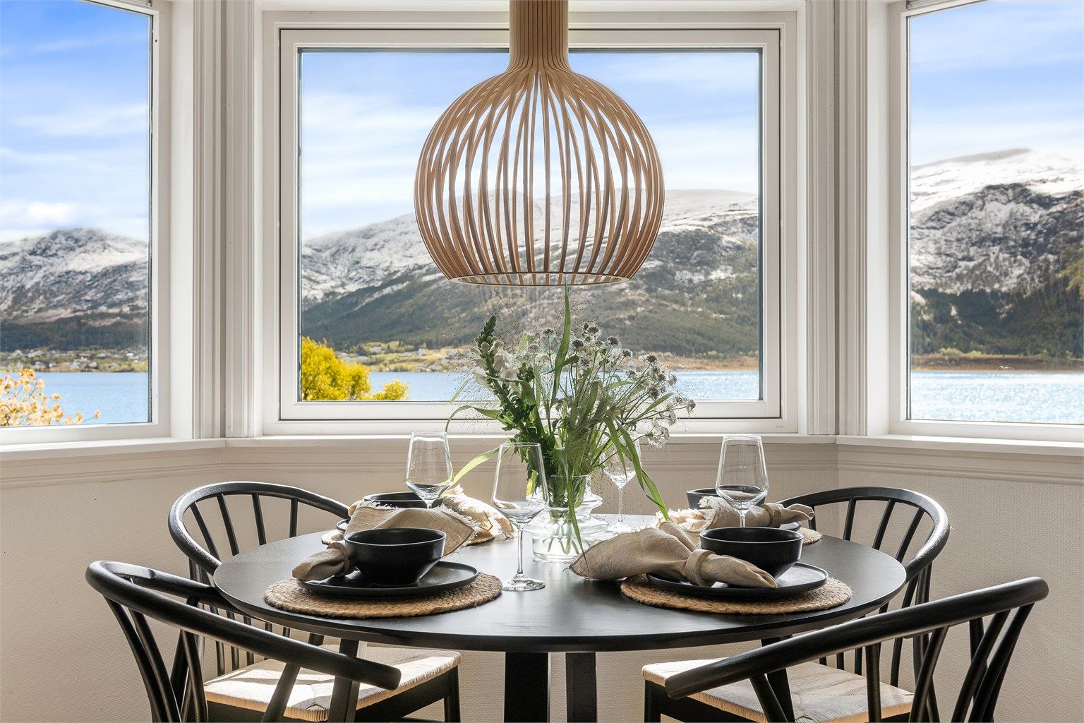 Her kan frokosten nytes med en enestående utsikt