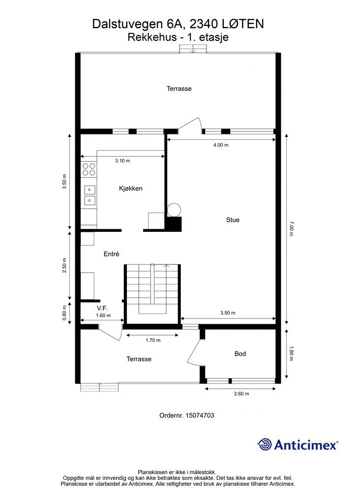 Plantegning 1. etasje