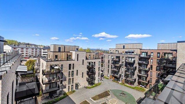 Et trygt og barnevennlig bomiljø med bilfrie interne soner.