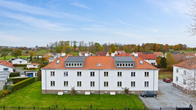 Leiligheten ble etablert i 2011 etter en omfattende restaurering av bygget som opprinnelig er fra 1919.