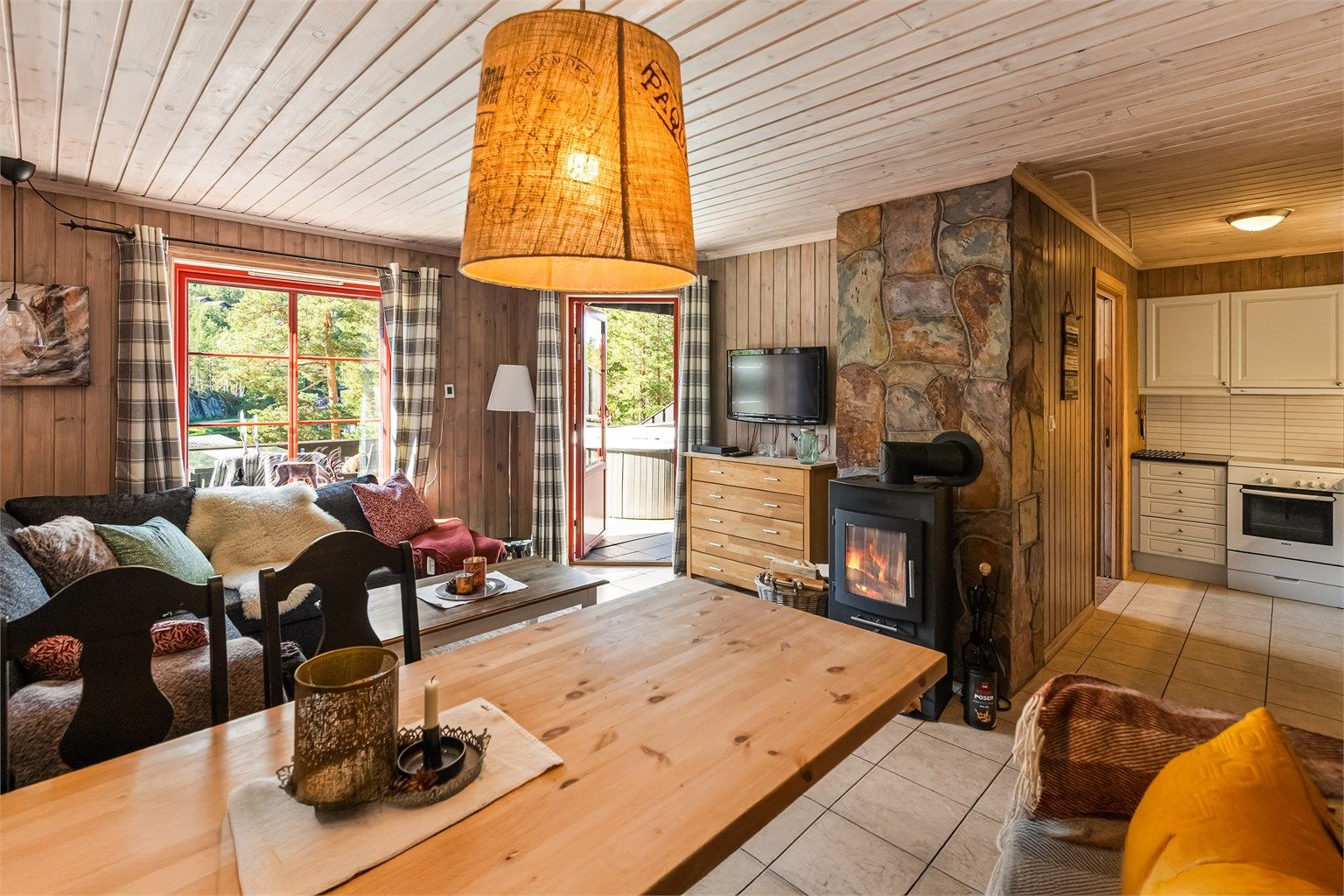 Smakfullt og delikat innredet