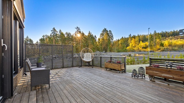 Sørvendt terrasse