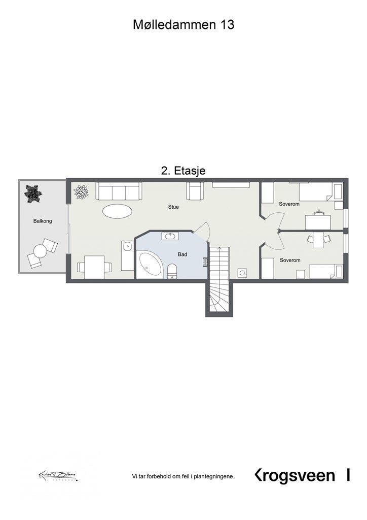 Planskisse loftsetasje.