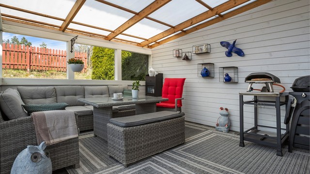 Terrassen er på ca. 26 m²
