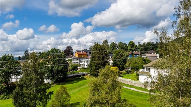 Utsikt over grøntområder (Bilde fra tidligere salg)