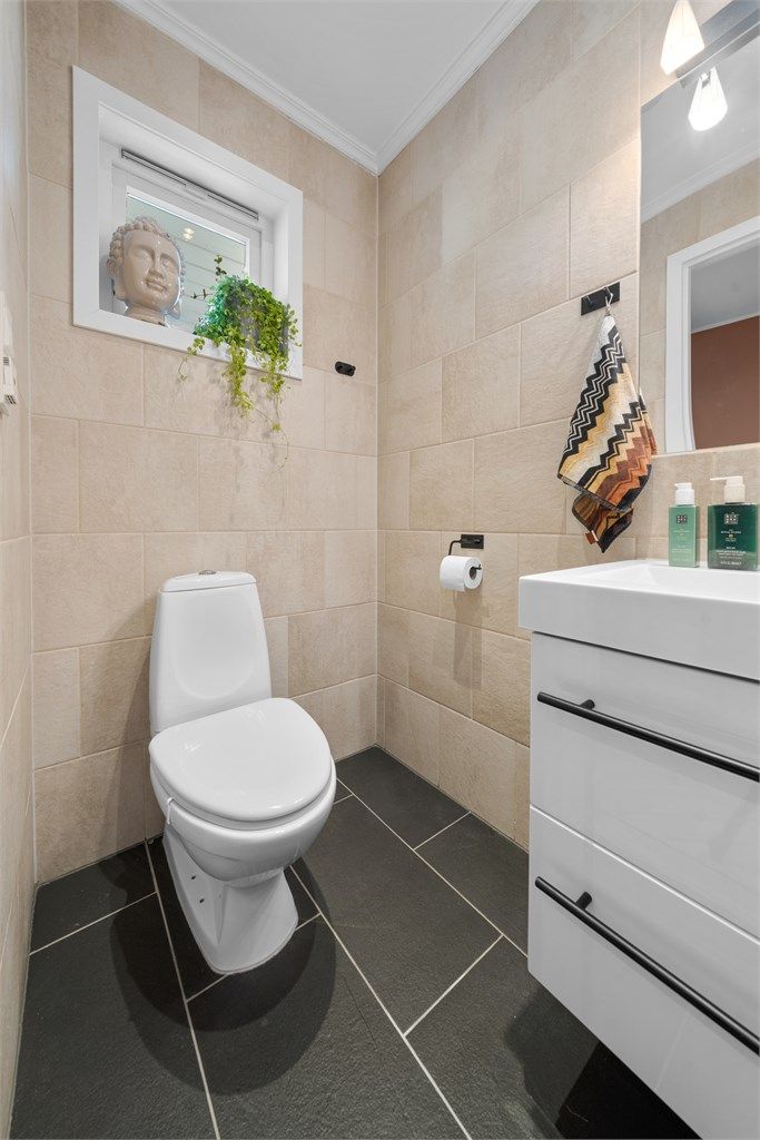 Wc/toalettrom i 2.etg med gulvvarme