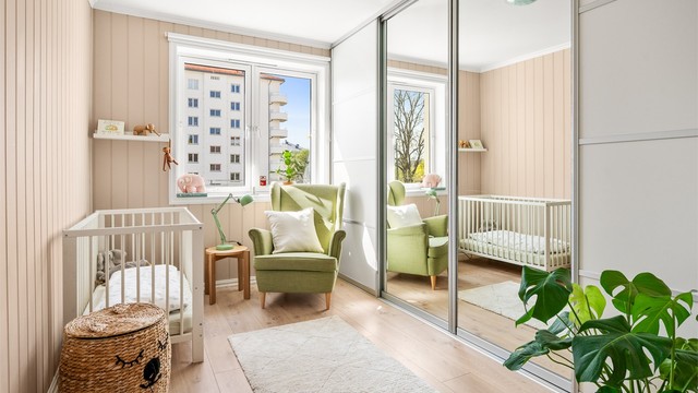 Hyggelig soverom nr 2 med fint lysinnslipp
