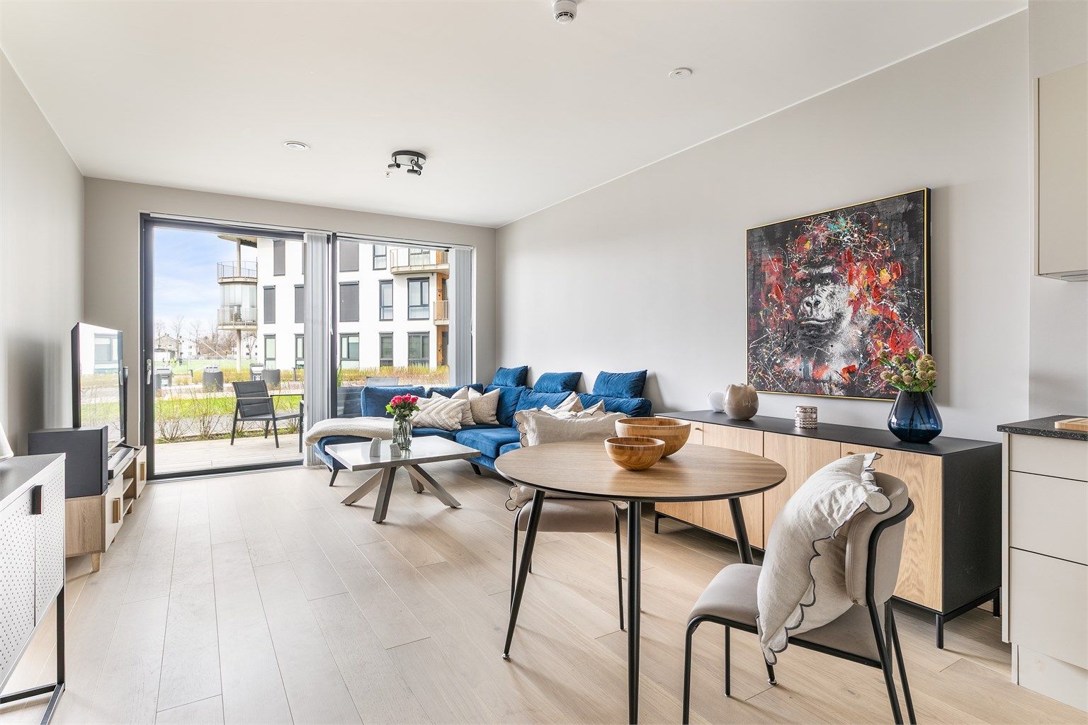 Velkommen til Tribunen Moss! Leilighet F-H0105 presenteres av Krogsveen. 
Fotograf; Børge Oppegård.