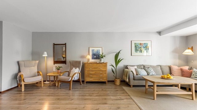 God veggplass gir fleksible muligheter for møblering.