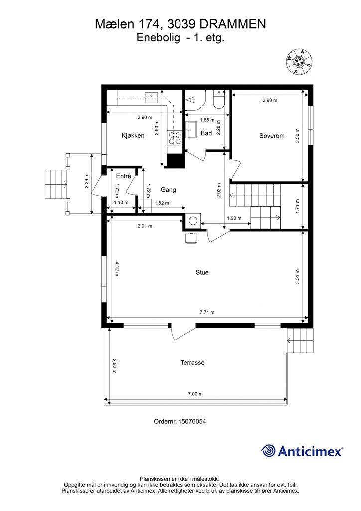 Plantegning 1. etasje