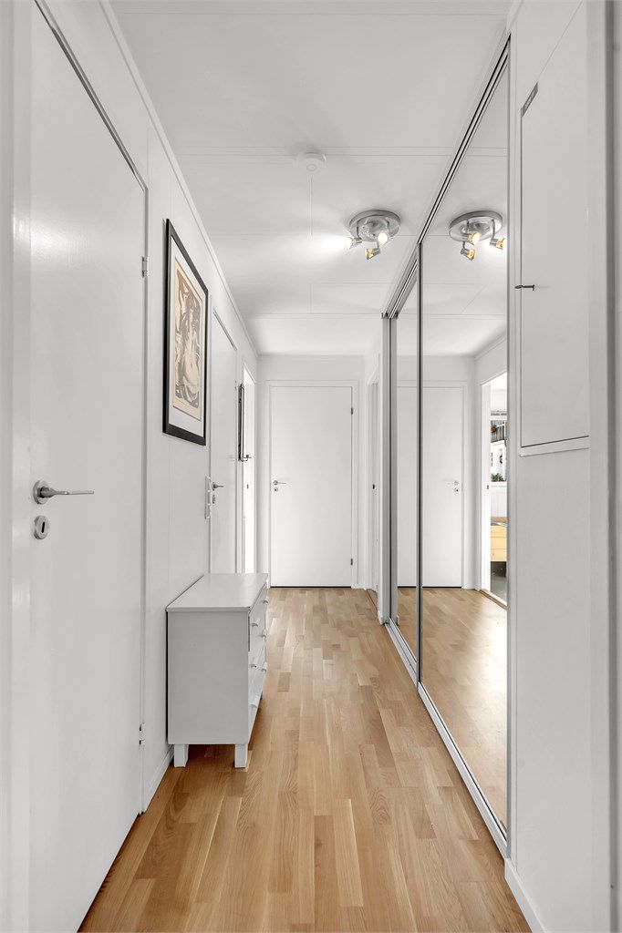 Gang mellom soverom og bad.