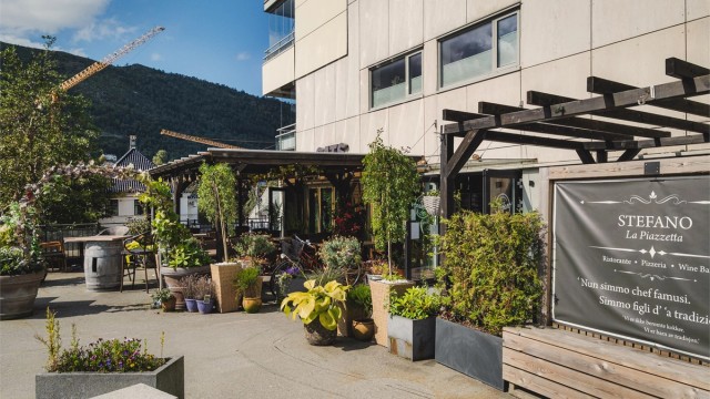 Den populære italienske restauranten Stefano.