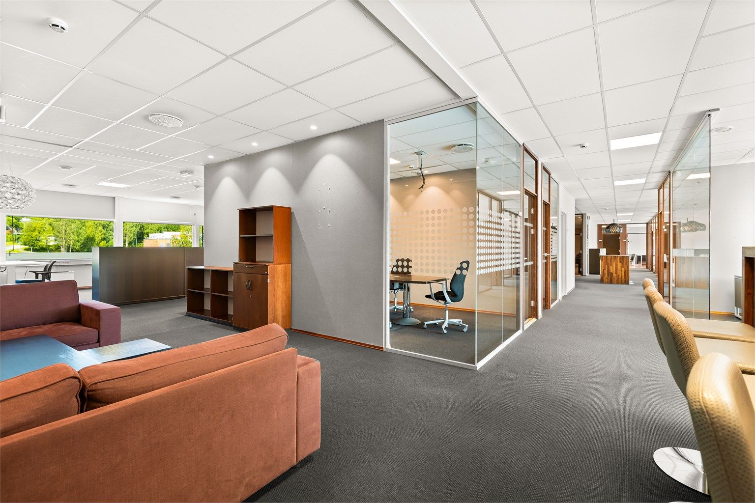 Lunt inntrykk i lokalene