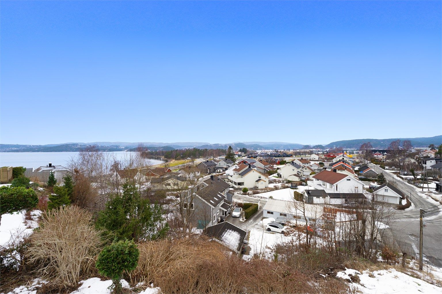 Utsikt fra terrassen