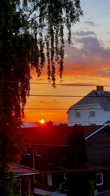 Solnedgang. Foto: Selgers private bilder