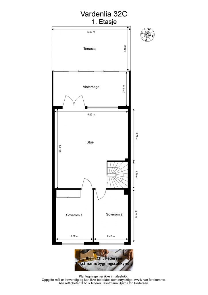 Plantegning 1. etasje
