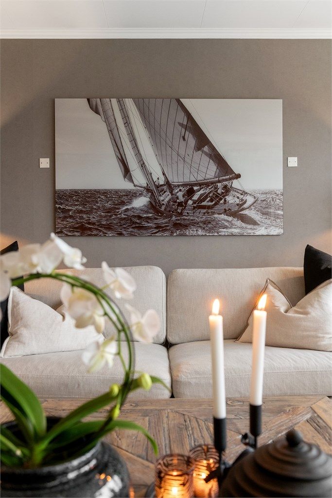 Detaljfoto fra stuen