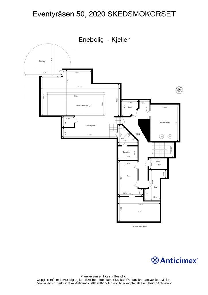 Plantegning- Kjeller