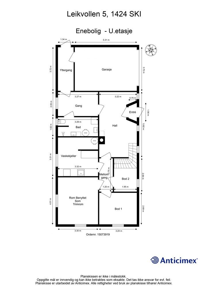 Plantegning-Underetasje