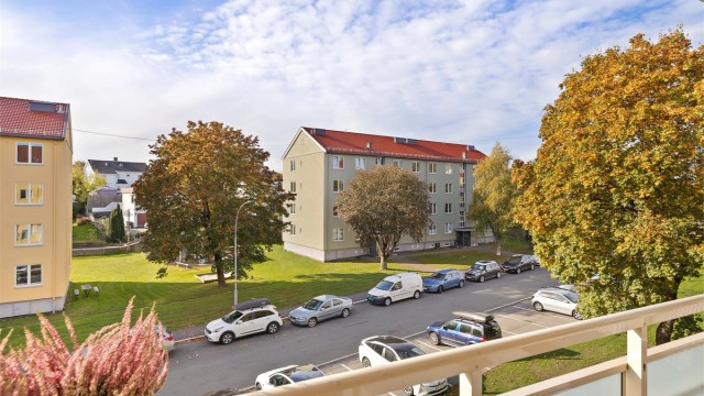 Utsikt fra balkongen
