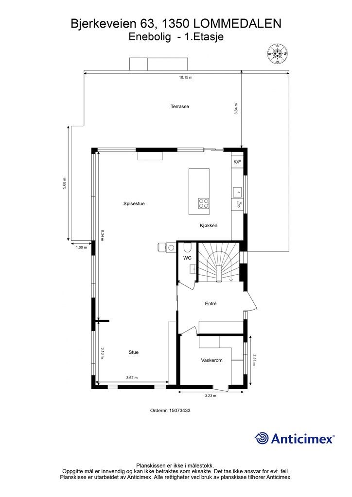 Plantegning 1.etasje
