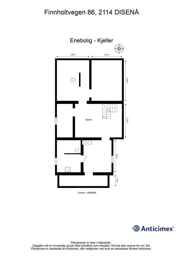 Plantegning- Kjeller