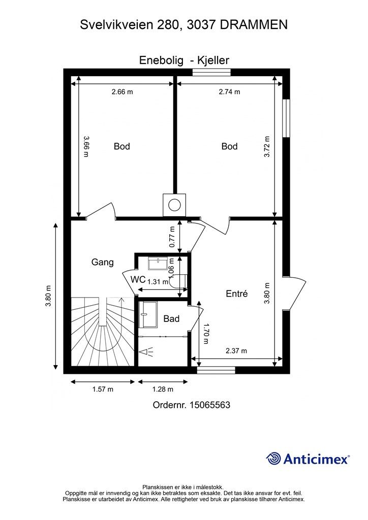 Plantegning - Kjeller