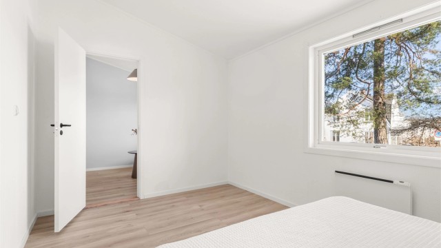 Soverom med 1-stavs laminatgulv i 2026
