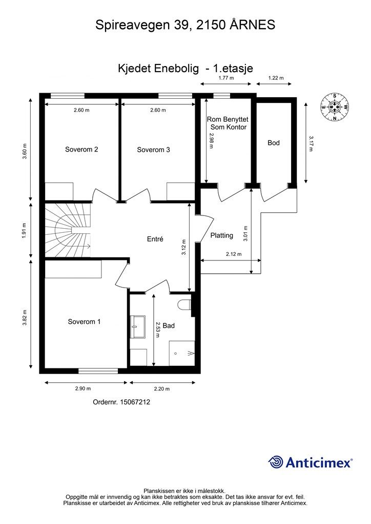 Plantegning 1. etasje