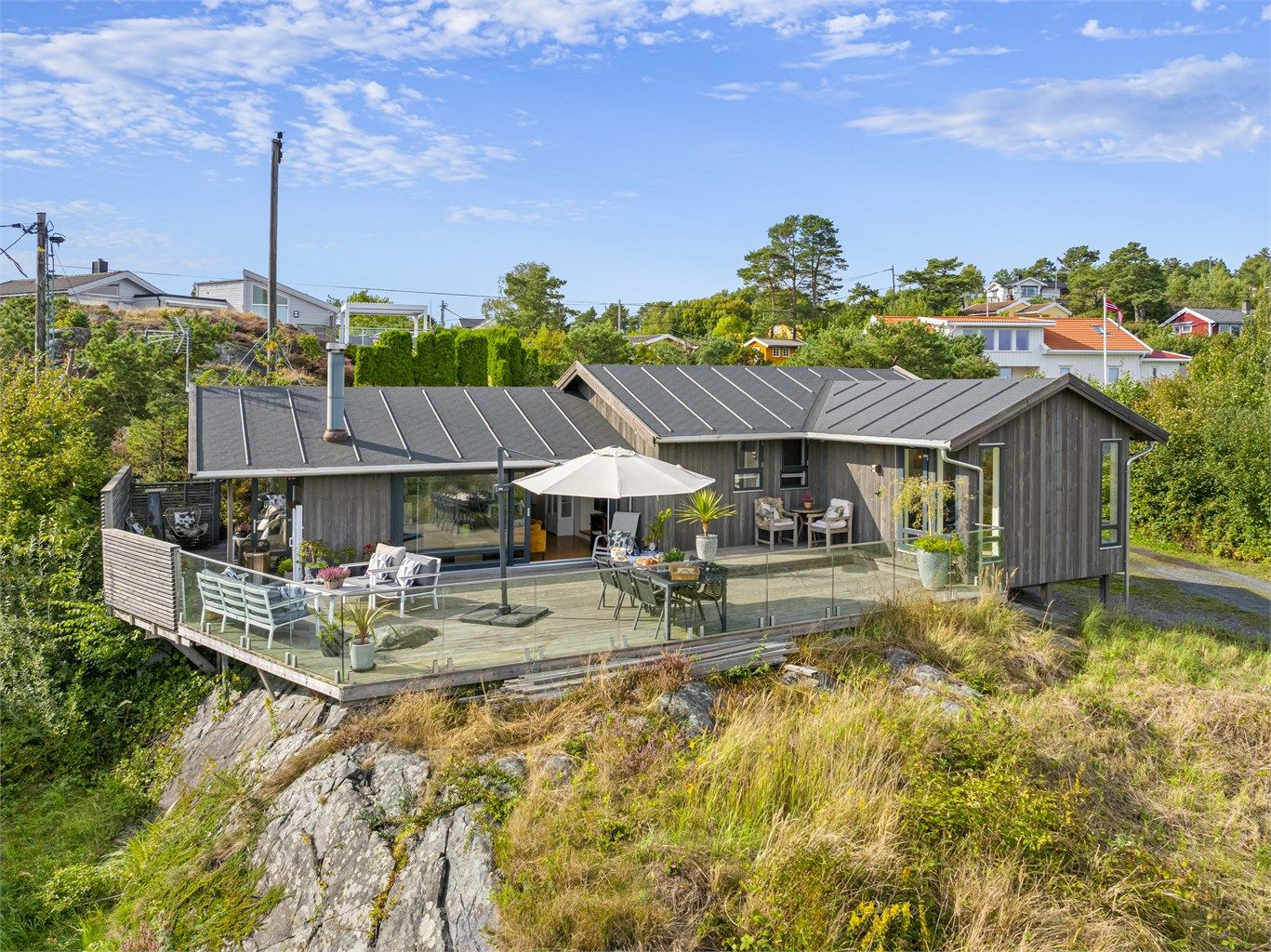 Sagodden 29 ligger flott plassert på Vessøya med få kort vei til både Grimstad eller Arendal sentrum.