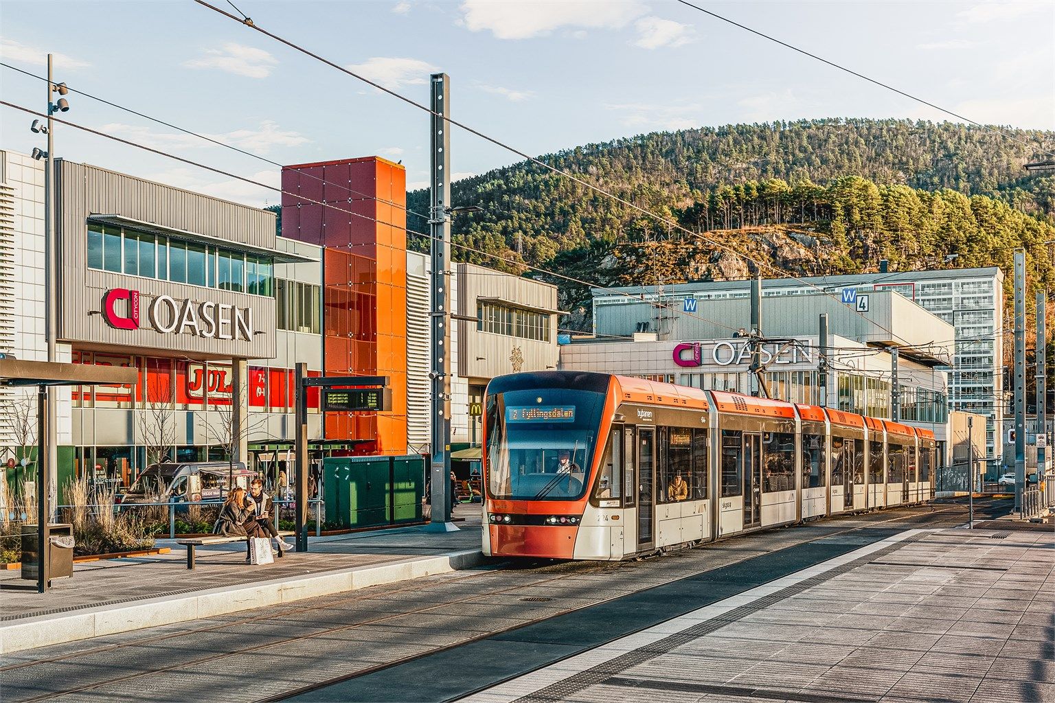 Oasen senter og bybanen er bare en kort spasertur unna!