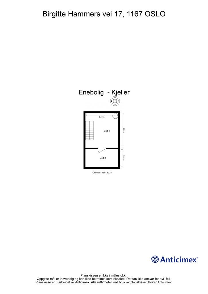 Plantegning - Kjeller