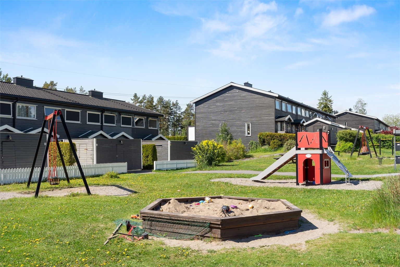 Herlige fellesområder på området - barnevennlig og bilfritt