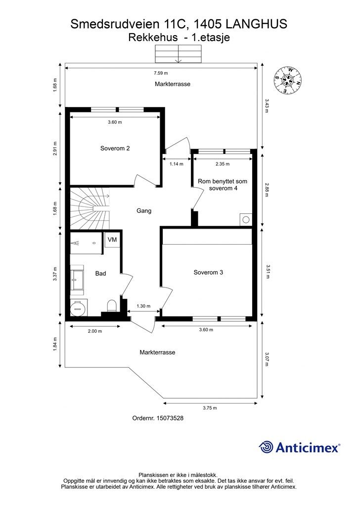 Plantegning - 1.etasje