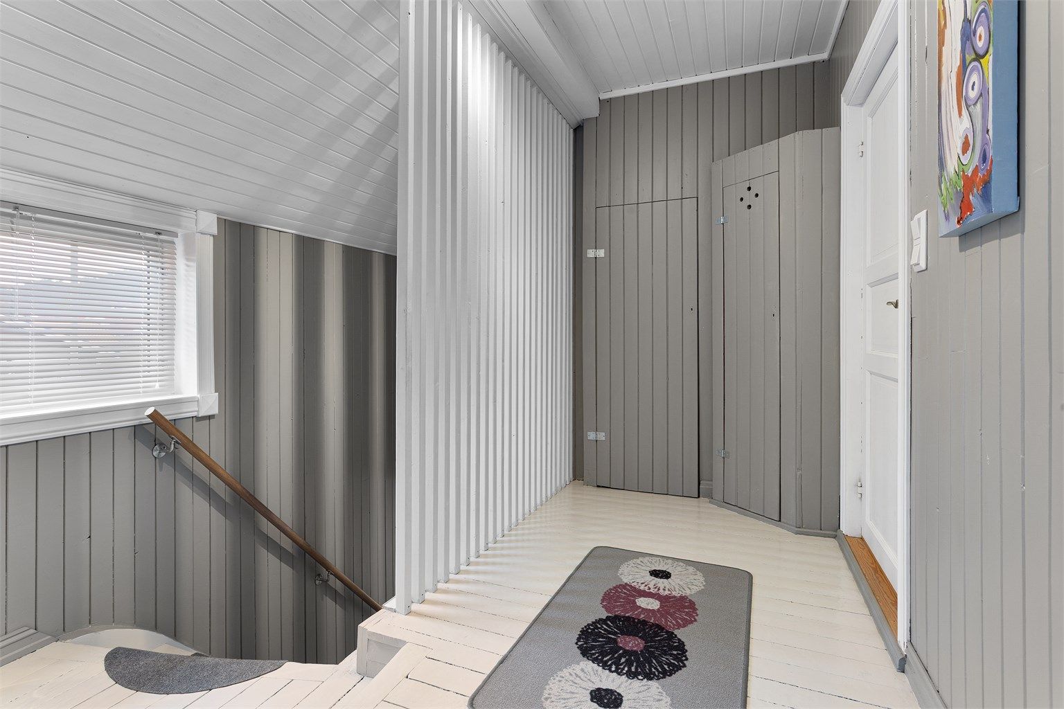 Gang i 2. etasje med adkomst til badet og bod