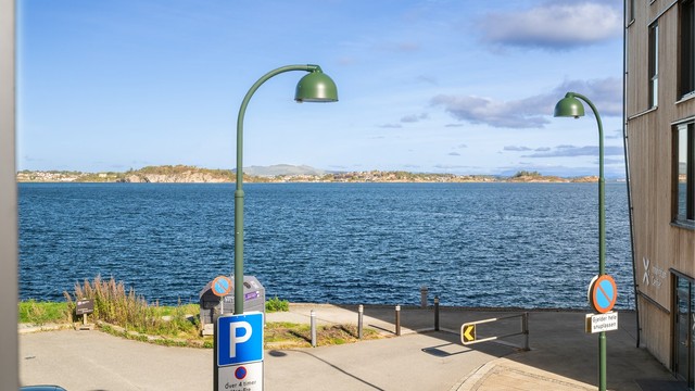 Utsikt fra stuen i 2. etasje.
