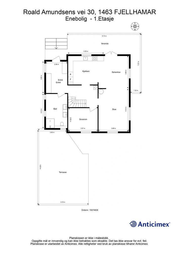 Plantegning 1. etasje