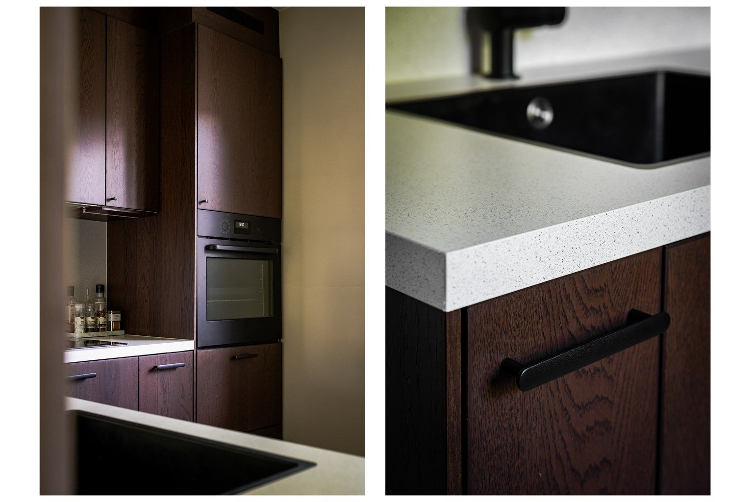 Moderne, stilsikkert kjøkken ble satt inn så sent som i 2023 og er fullspekket med smarte løsninger 