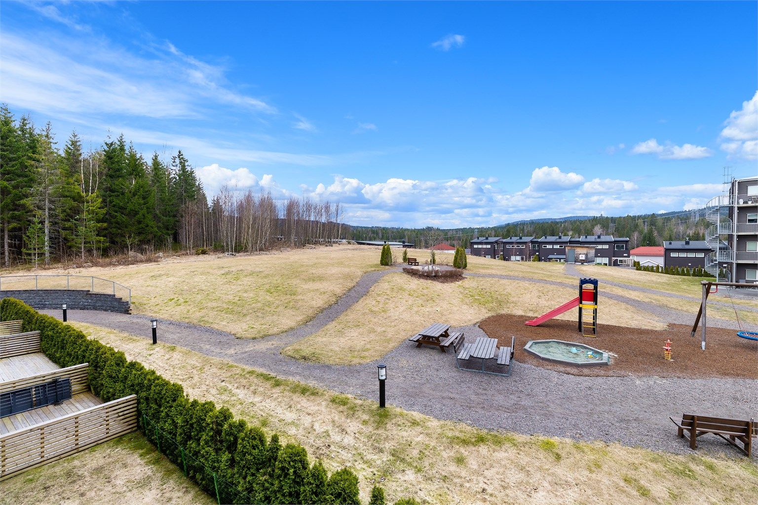 Utsikten fra balkongen