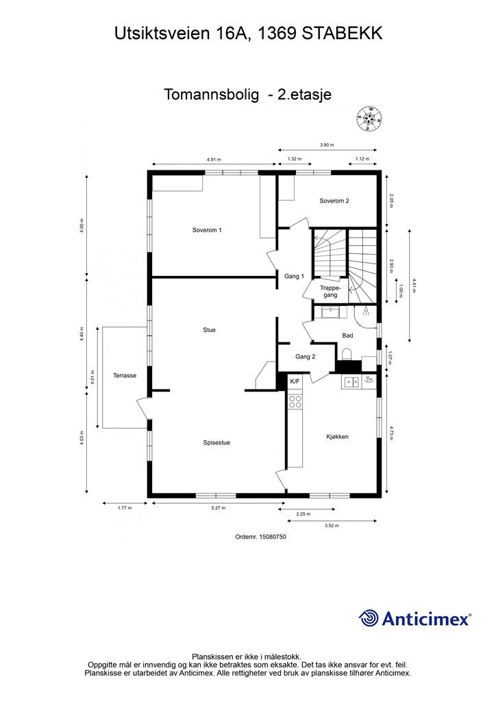 Plantegning 2. etasje