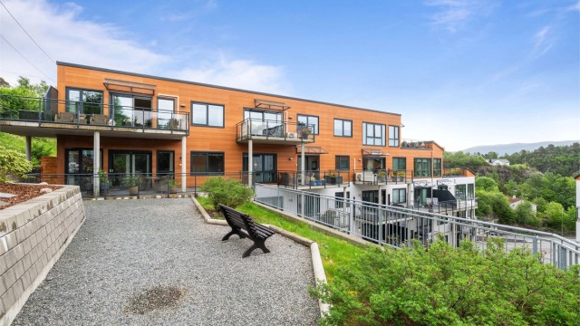 Det er fine fellesarealer tilhørende sameiet.