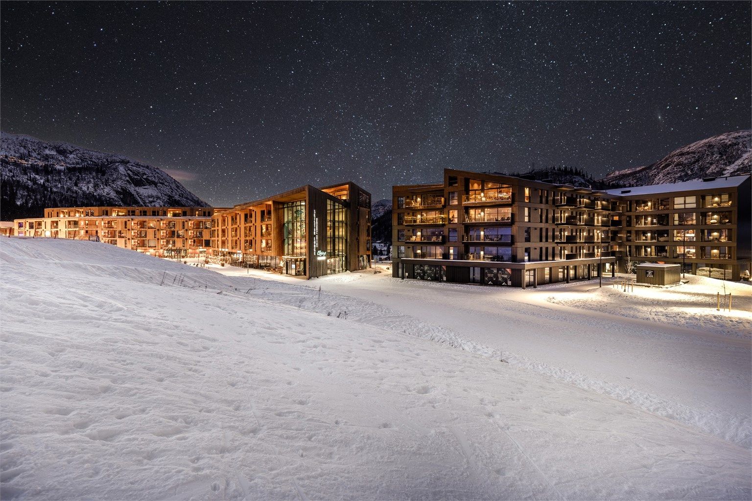Leiligheten er en del av det nye og attraktive prosjektet Fjellandsbyen Hemsedal.