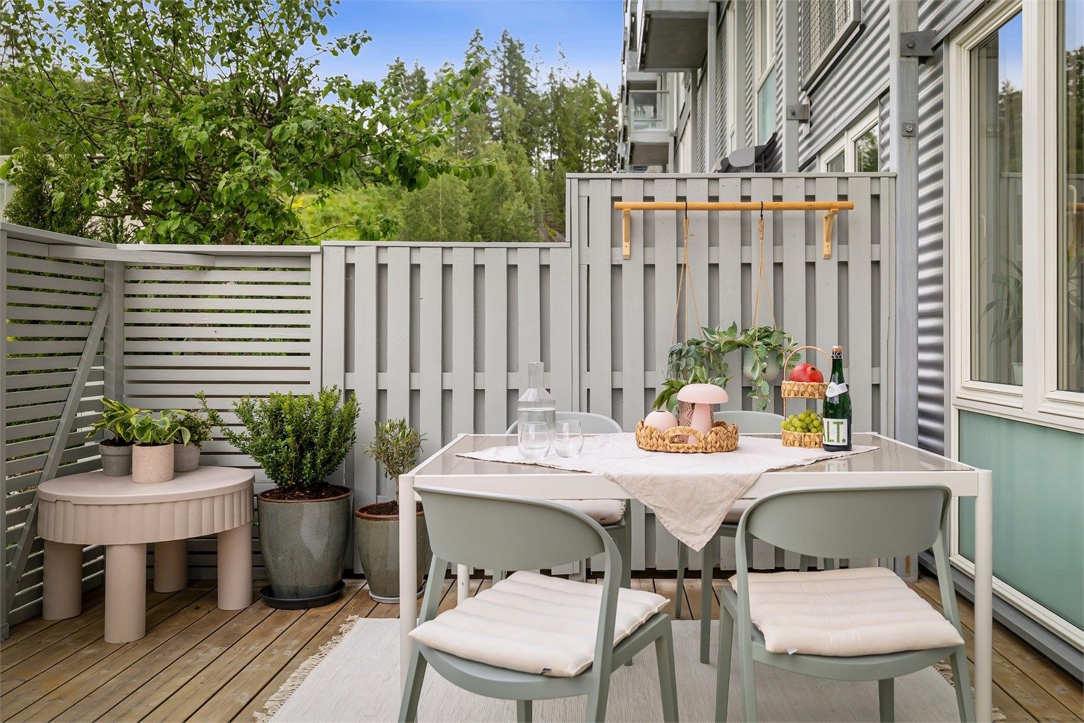 Her ligger alt til rette for lange, varme sommerkvelder