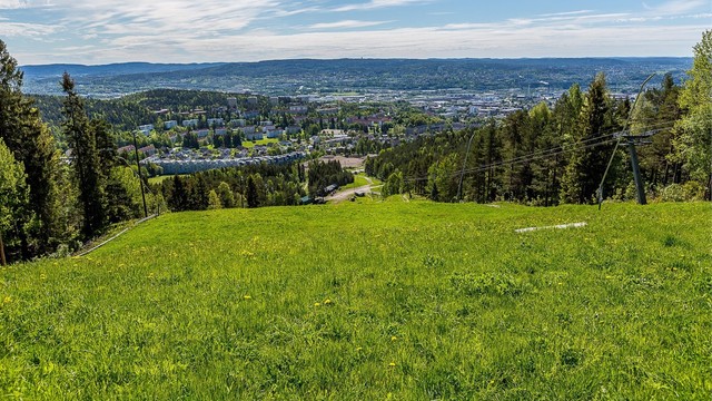 Gangavstand til Grefsenkleiva med sitt populære alpinanlegg vinterstid