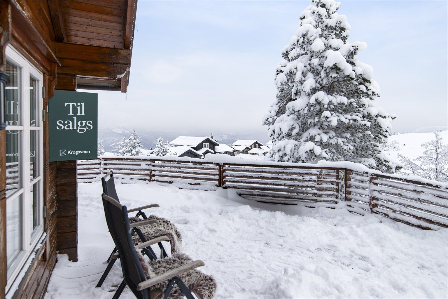 Flotte uteområder med god utsikt og godt med sol