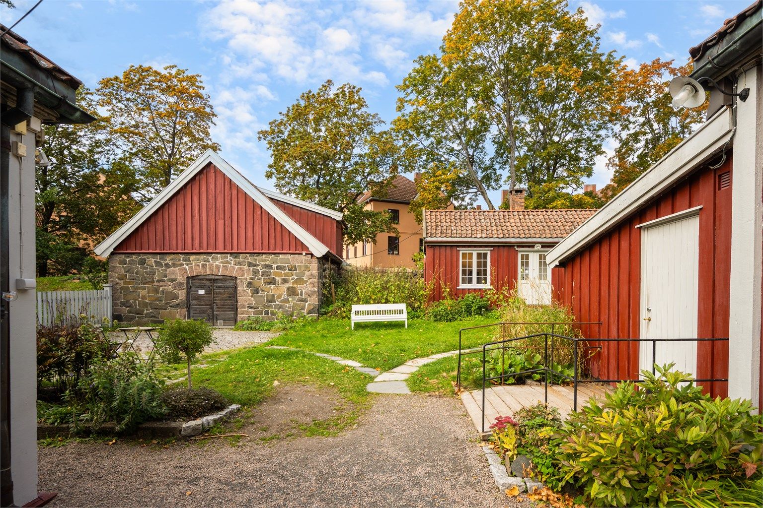Vøienvollen gård som nærmeste nabo. 