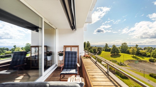 Balkong på 7 m² med fortreffelig utsikt